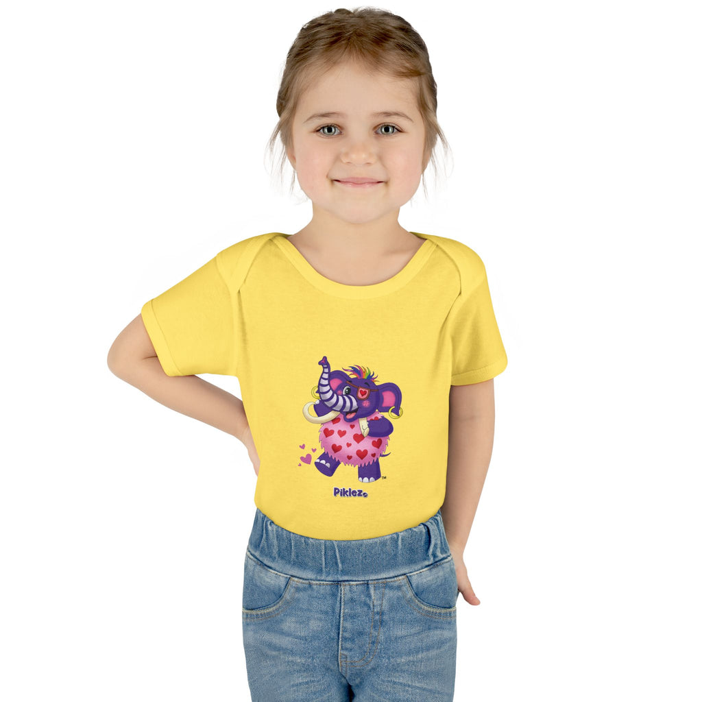 Piklez™ Infant Baby Rib Bodysuit – "Full of Love!" Graphic | Smile Universe Collection