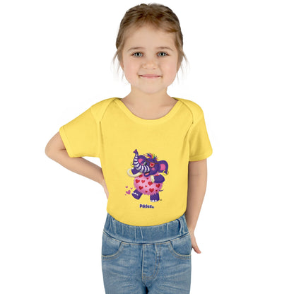Piklez™ Infant Baby Rib Bodysuit – "Full of Love!" Graphic | Smile Universe Collection