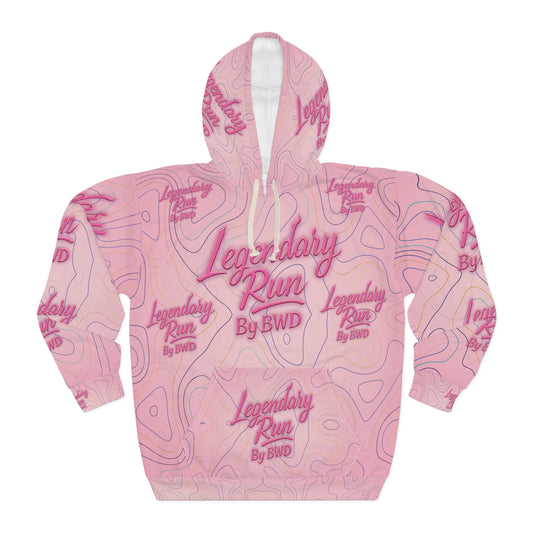 Legendary Run All-Over Print Hoodie — Pullover