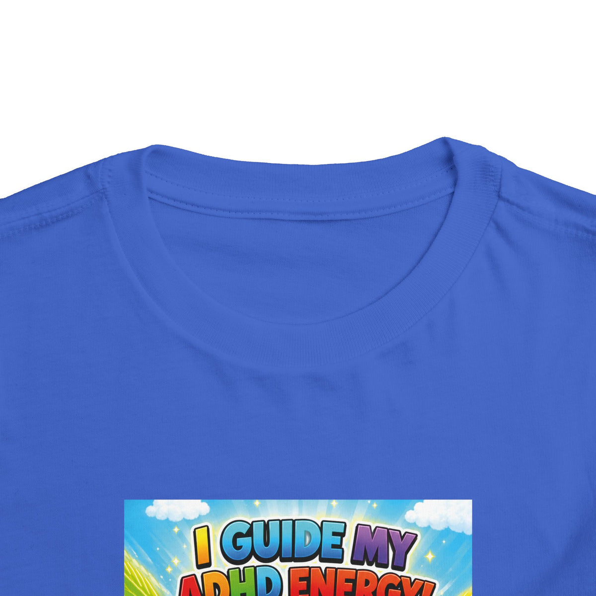 Potz™ Toddler Short Sleeve Tee – "I Guide My ADHD Energy!" Graphic Tee | Smile Universe Collection