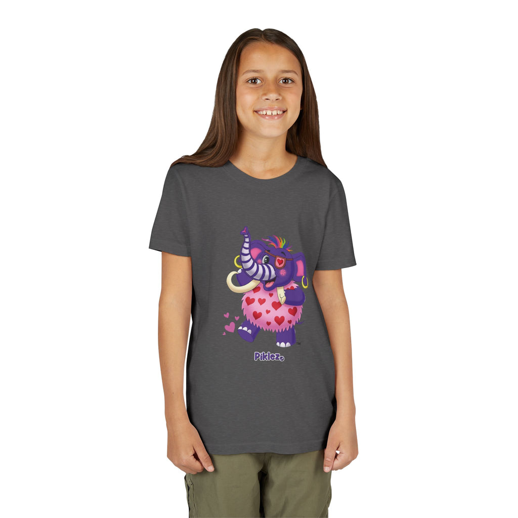 Piklez™ Youth Short Sleeve Tee – "Full of Love!" Graphic Shirt | Smile Universe Collection