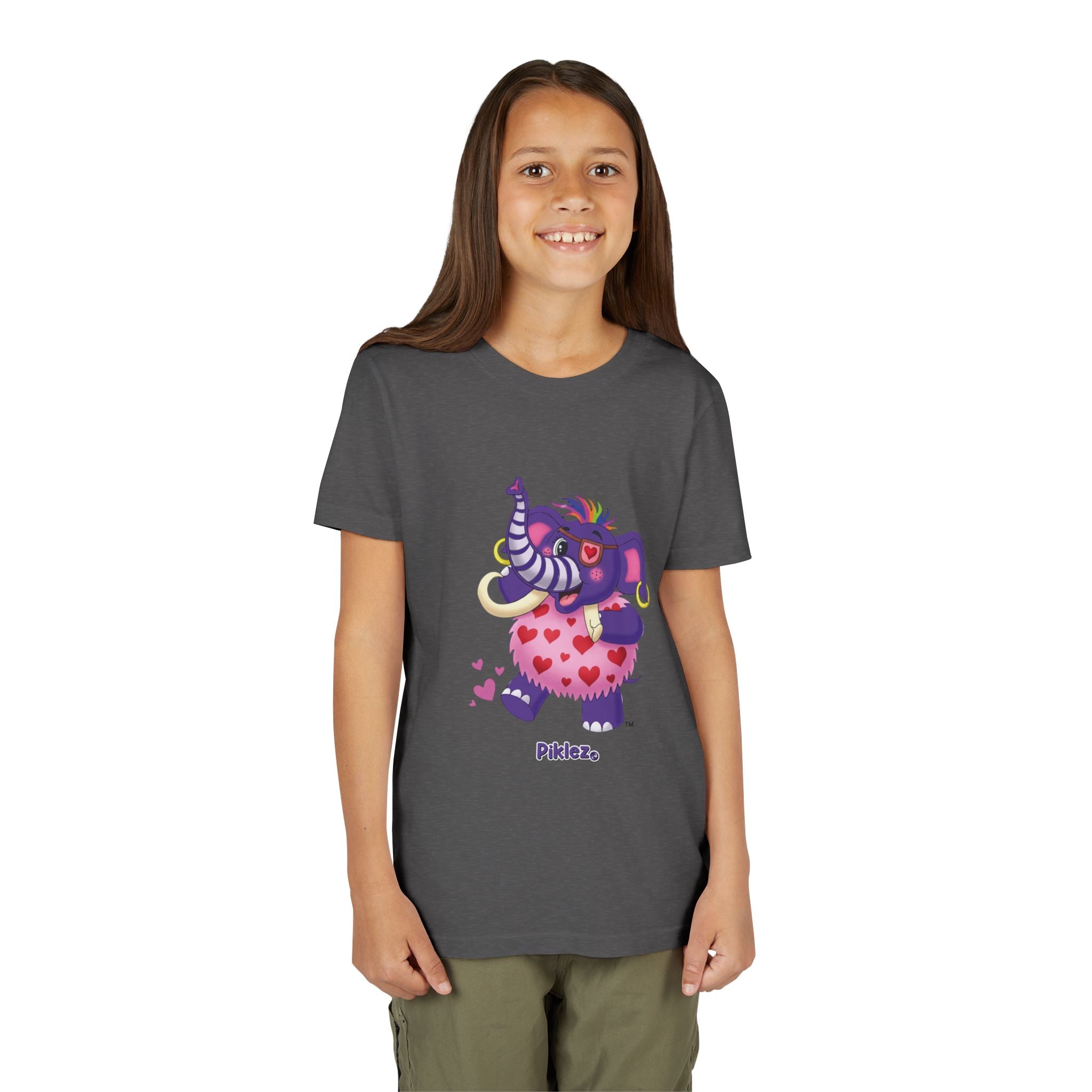 Piklez™ Youth Short Sleeve Tee – "Full of Love!" Graphic Shirt | Smile Universe Collection