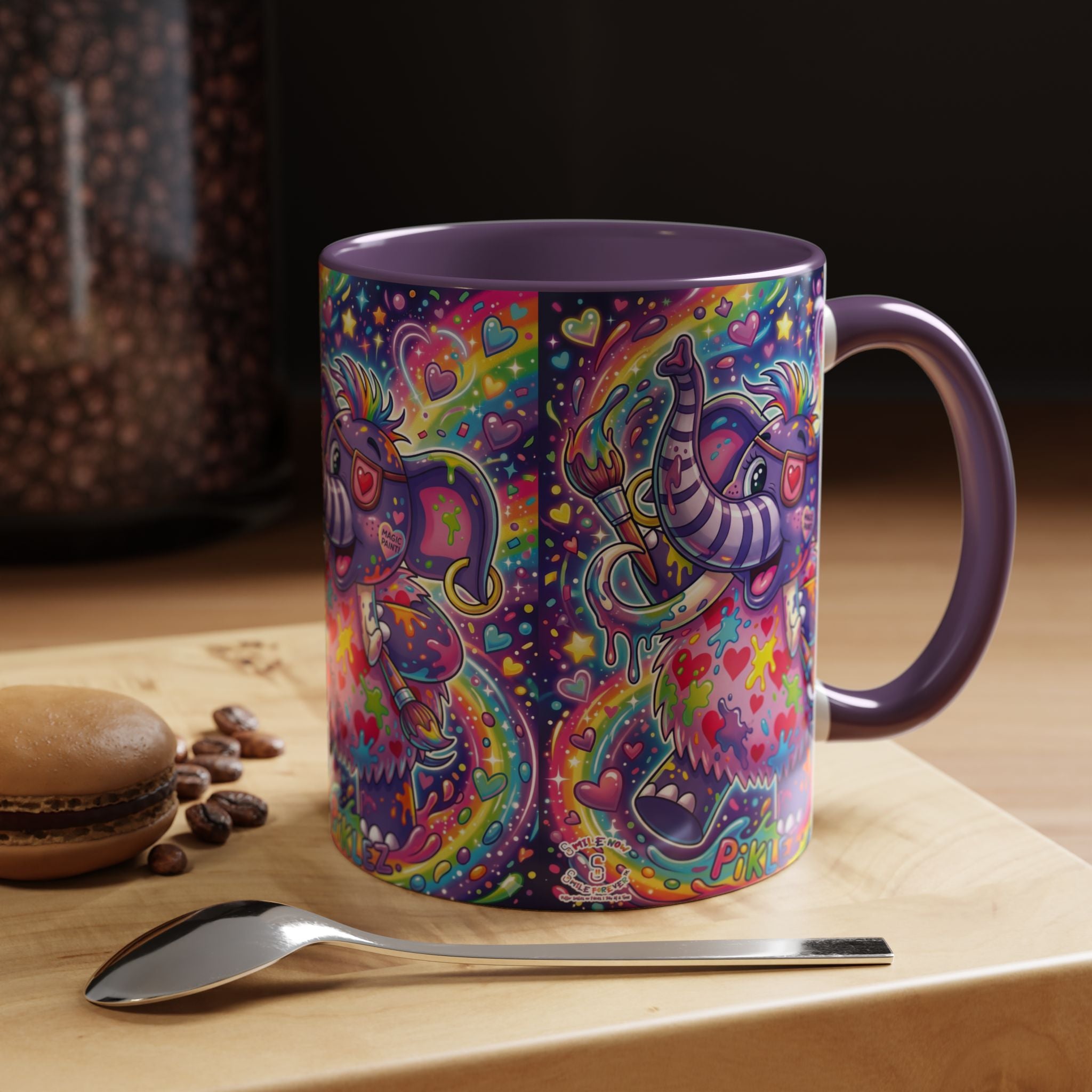 Piklez™ 15oz Ceramic Mug – "Magic Paint!" Graphic | Smile Universe Collection