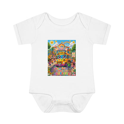 Lani™ Infant Baby Rib Bodysuit – "Where Being Different is CELEBRATED!" Graphic