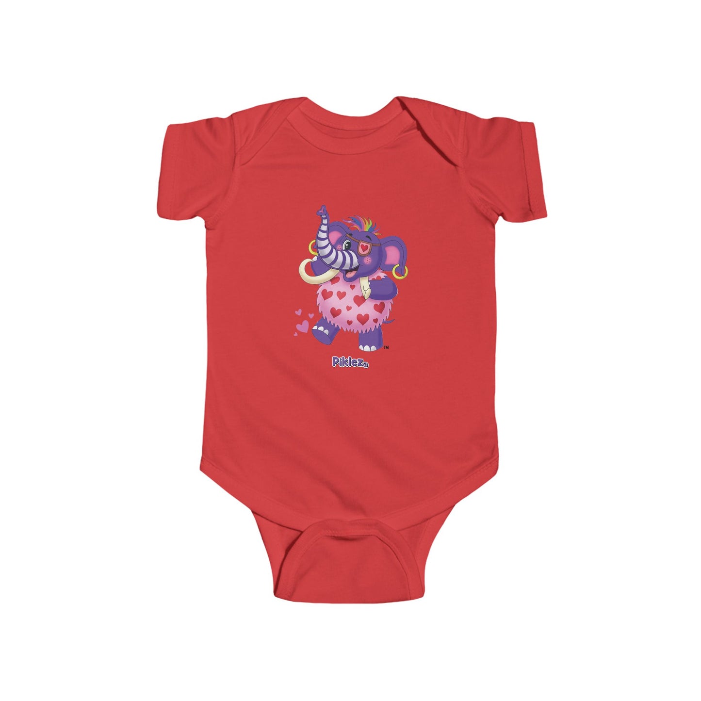 Piklez™ Infant Fine Jersey Bodysuit – "Full of Love!" Graphic | Smile Universe Collection