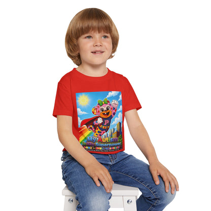 Panz™ Heavy Cotton™ Toddler T-Shirt – "My Autism is My Superpower" Graphic | Smile Universe Collection