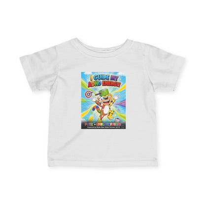Potz™ Infant Fine Jersey Tee – "I Guide My ADHD Energy!" Graphic Tee | Smile Universe Collection