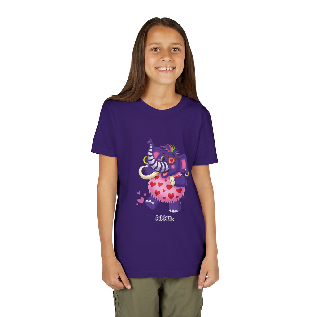 Piklez™ Youth Short Sleeve Tee – "Full of Love!" Graphic Shirt | Smile Universe Collection
