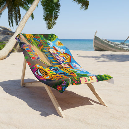 Lani™ Beach Towel – "Where Being Different is CELEBRATED!" Graphic