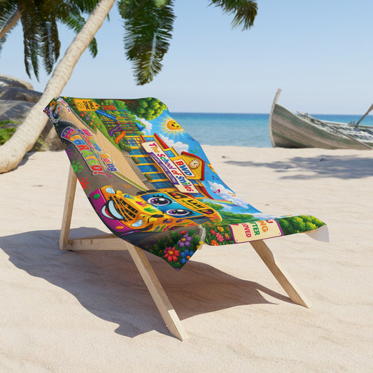 Lani™ Beach Towel – "Where Being Different is CELEBRATED!" Graphic