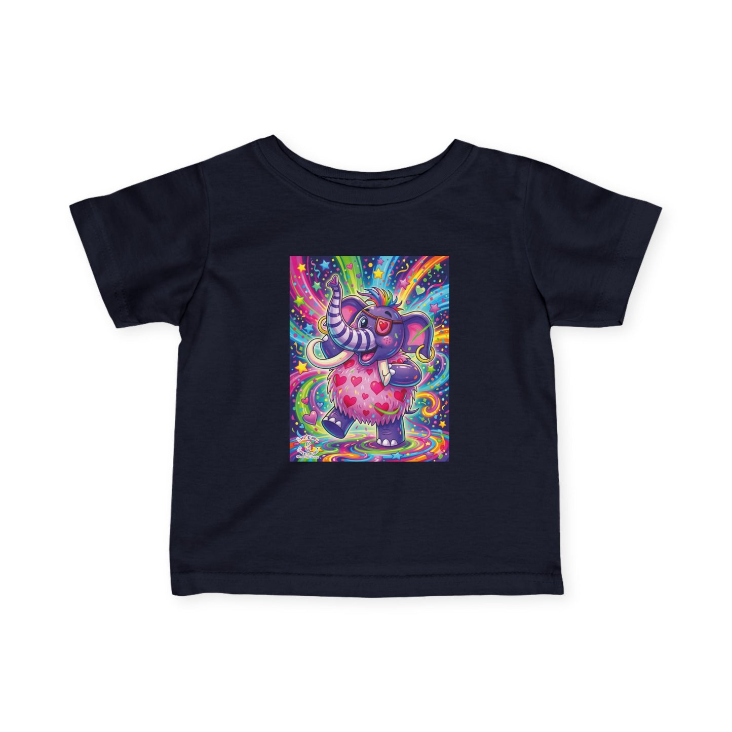 Piklez™ Infant Fine Jersey Tee – "Born to Celebrate!" Graphic Shirt | Smile Universe Collection