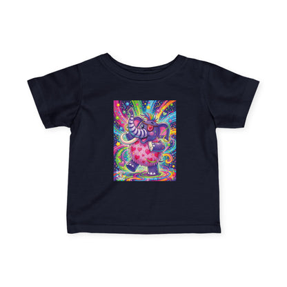 Piklez™ Infant Fine Jersey Tee – "Born to Celebrate!" Graphic Shirt | Smile Universe Collection