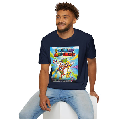 Potz™ Unisex Softstyle T-Shirt – "I Guide My ADHD Energy!" Graphic Tee | Smile Universe Collection
