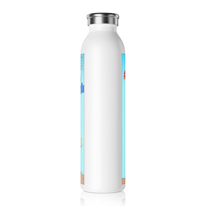 TuBz™ "I Can Do Hard Things" Slim Water Bottle - Stylish Kids Hydration Bottle