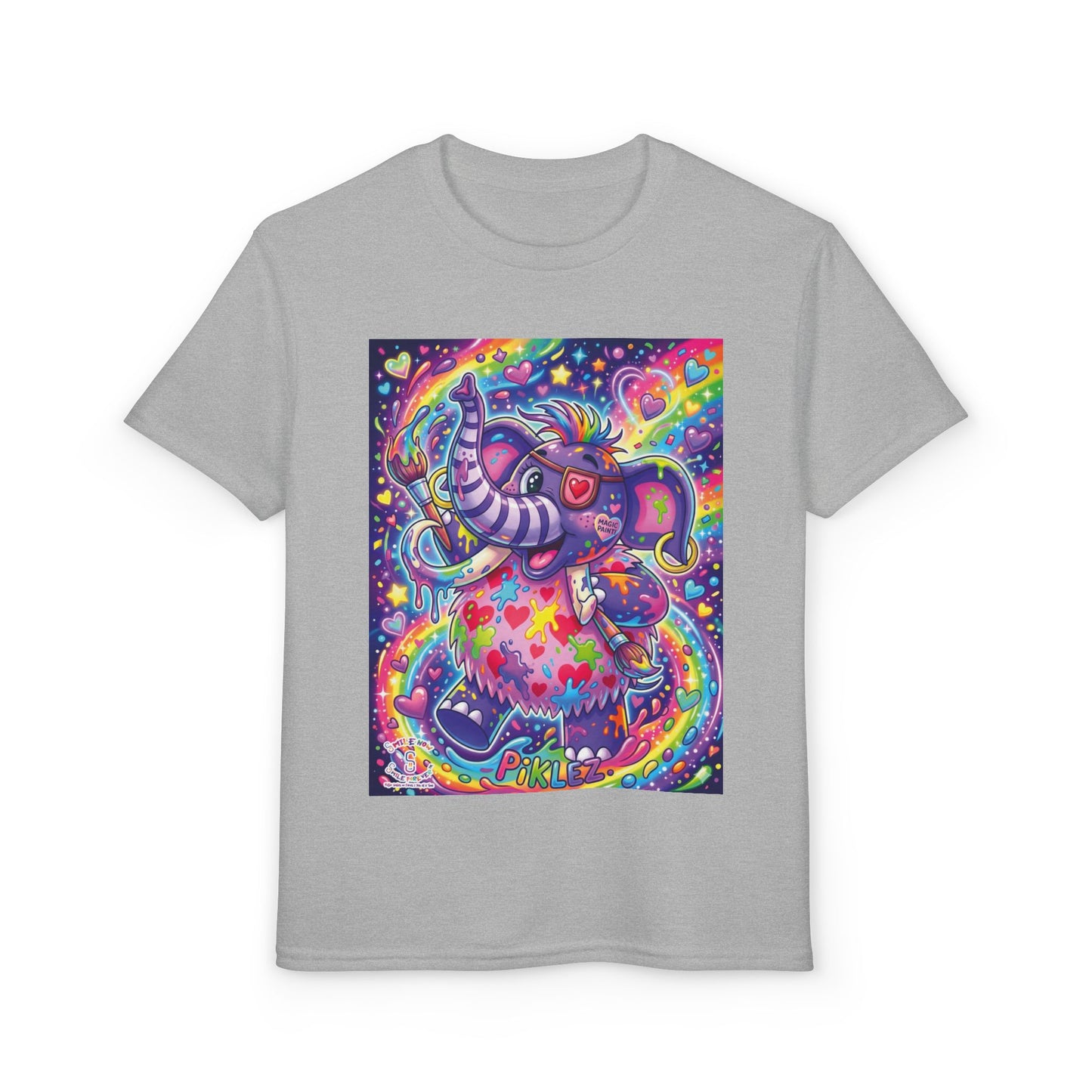 Piklez™ Youth DryBlend® T-Shirt – "Magic Paint!" Graphic Shirt | Smile Universe Collection