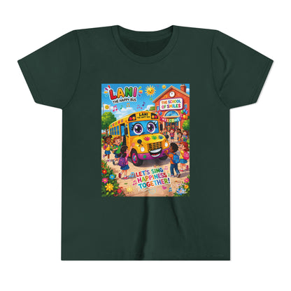 Lani™ Youth Short Sleeve Tee – "Let's Sing Happiness Together!" Graphic