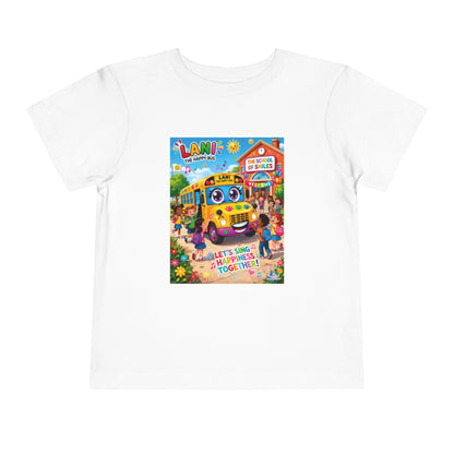 Lani™ Toddler Short Sleeve Tee – "Let's Sing Happiness Together!" Graphic
