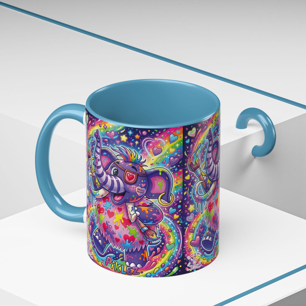 Piklez™ 15oz Ceramic Mug – "Magic Paint!" Graphic | Smile Universe Collection
