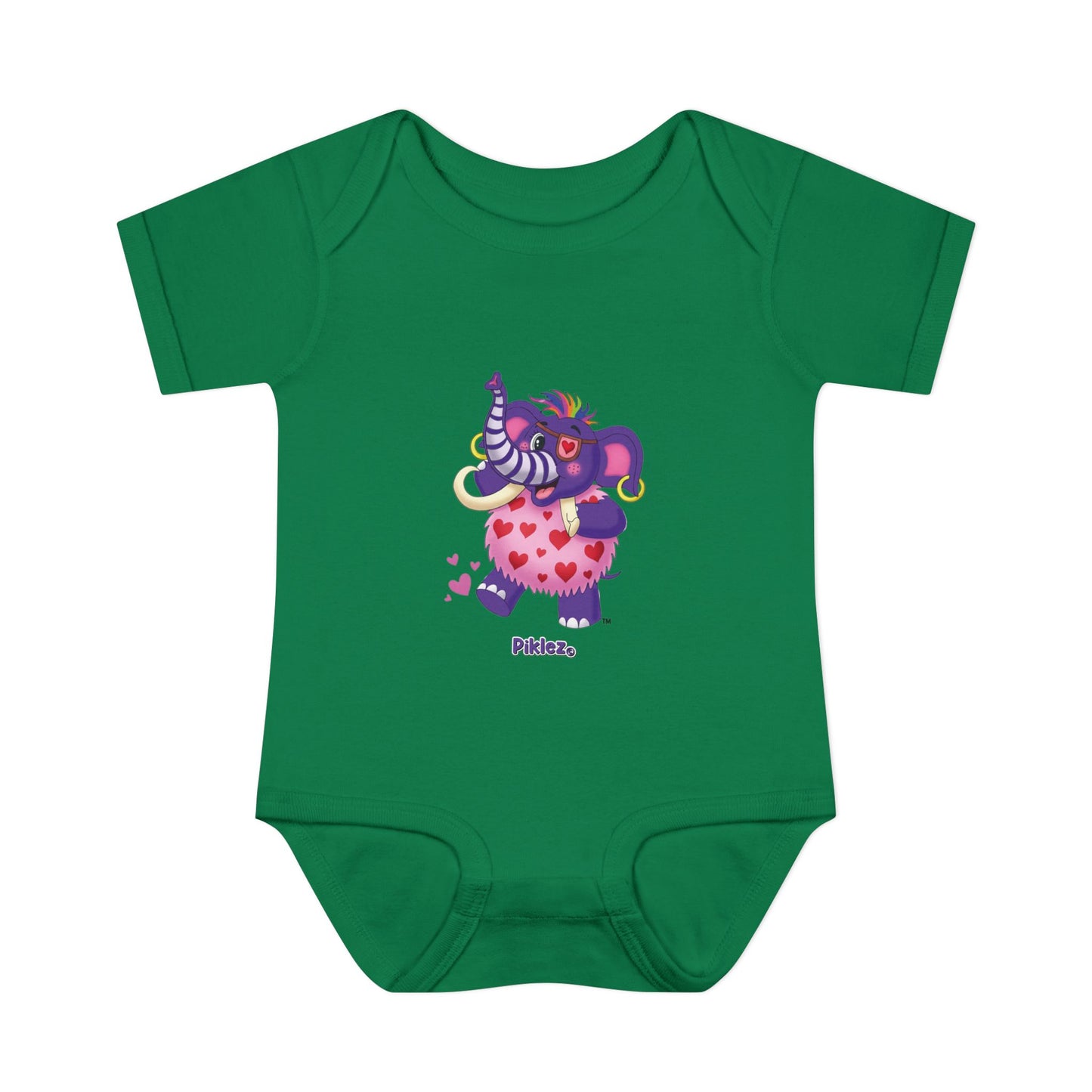 Piklez™ Infant Baby Rib Bodysuit – "Full of Love!" Graphic | Smile Universe Collection
