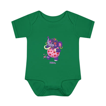 Piklez™ Infant Baby Rib Bodysuit – "Full of Love!" Graphic | Smile Universe Collection