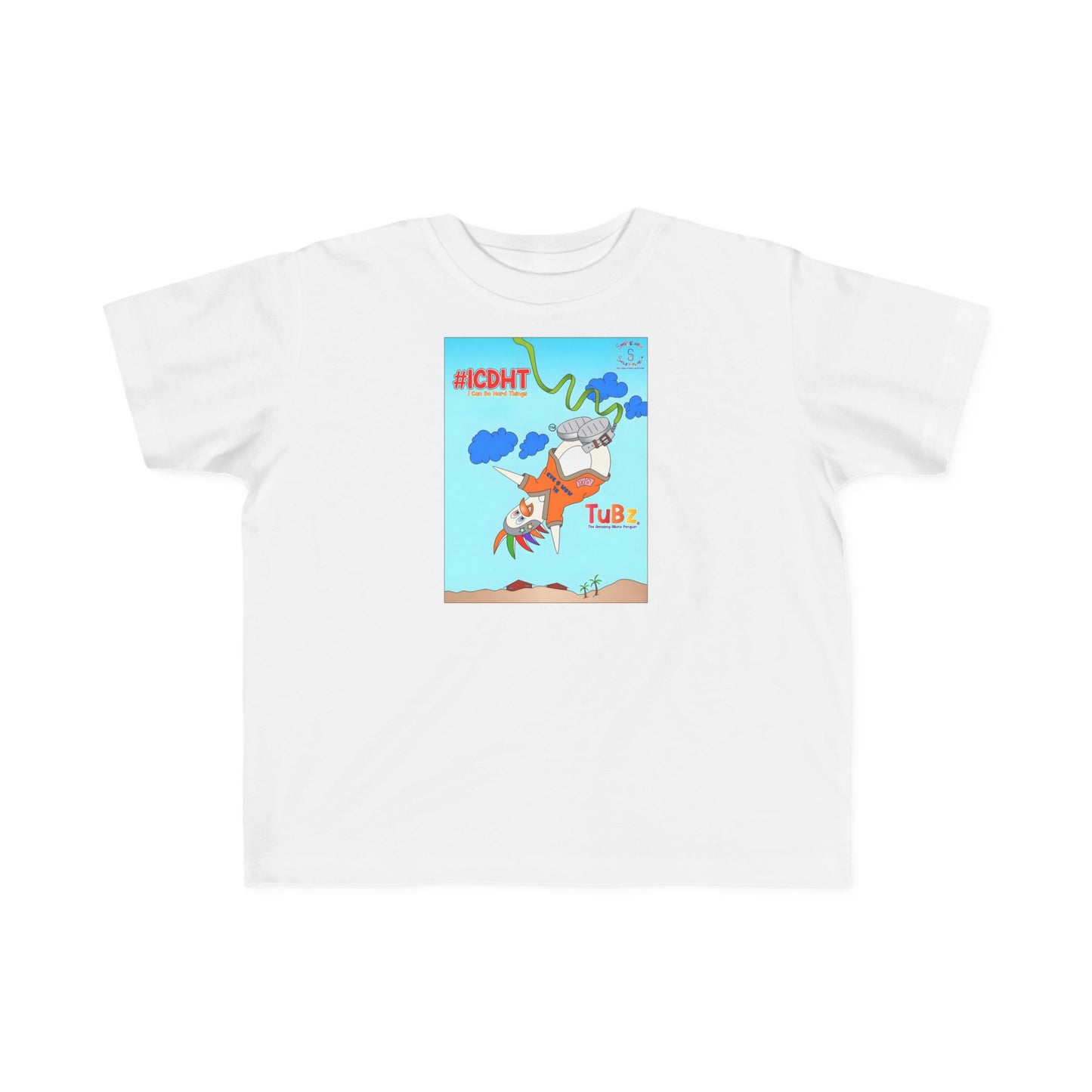 TuBz™ "I Can Do Hard Things" Toddler T-Shirt | Toddler's Fine Jersey Tee  - Positive Kids Graphic Tee