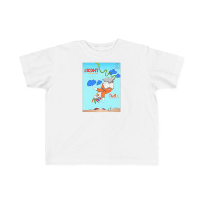 TuBz™ "I Can Do Hard Things" Toddler T-Shirt | Toddler's Fine Jersey Tee  - Positive Kids Graphic Tee