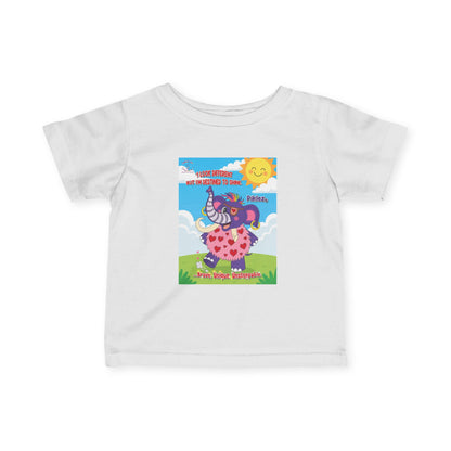 Piklez™ Infant Fine Jersey Tee – “Destined to Shine” Baby Shirt | Smile Universe Piklez Collection