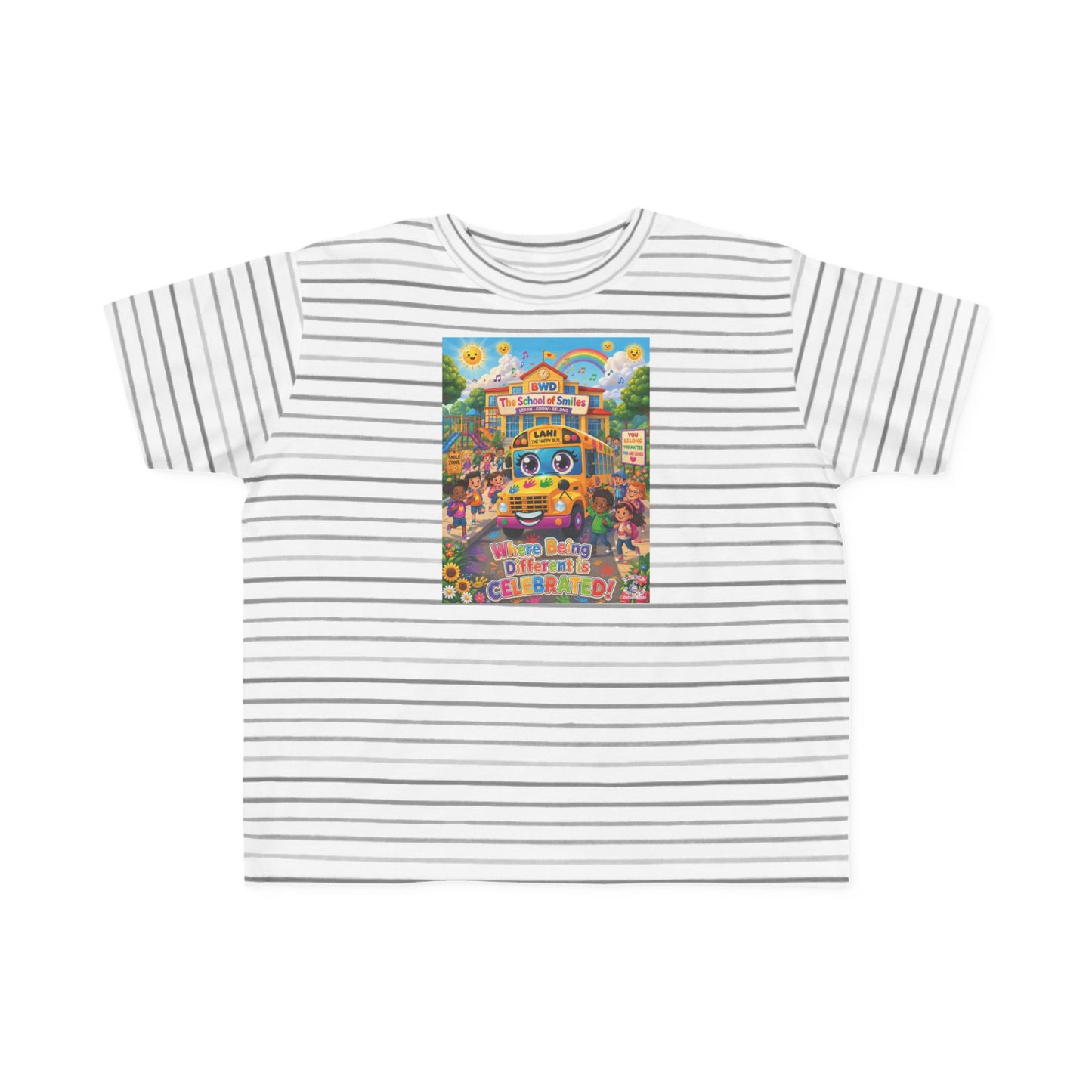 Lani™ Toddler's Fine Jersey Tee – "Where Being Different is CELEBRATED!" Graphic Shirt