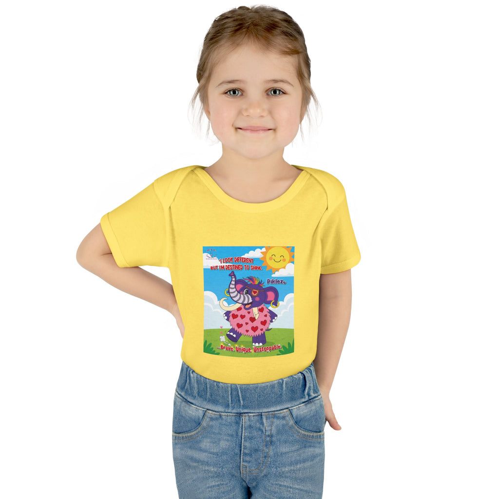 Piklez™ Infant Bodysuit – “Destined to Shine” Baby Outfit | Smile Universe Collection