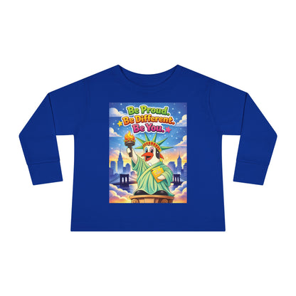 TuBz™ "Be Proud. Be Different. Be You." Toddler T- Shirt - Inspirational Kids Tee