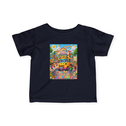 Lani™ Infant Fine Jersey Tee – "Where Being Different is CELEBRATED!" Graphic Shirt