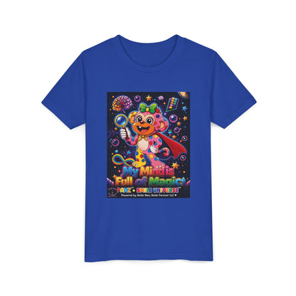 Panz™ Youth Short Sleeve Tee – "My Mind is Full of Magic" Graphic | Smile Universe Collection