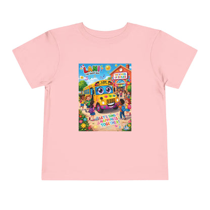 Lani™ Toddler Short Sleeve Tee – "Let's Sing Happiness Together!" Graphic