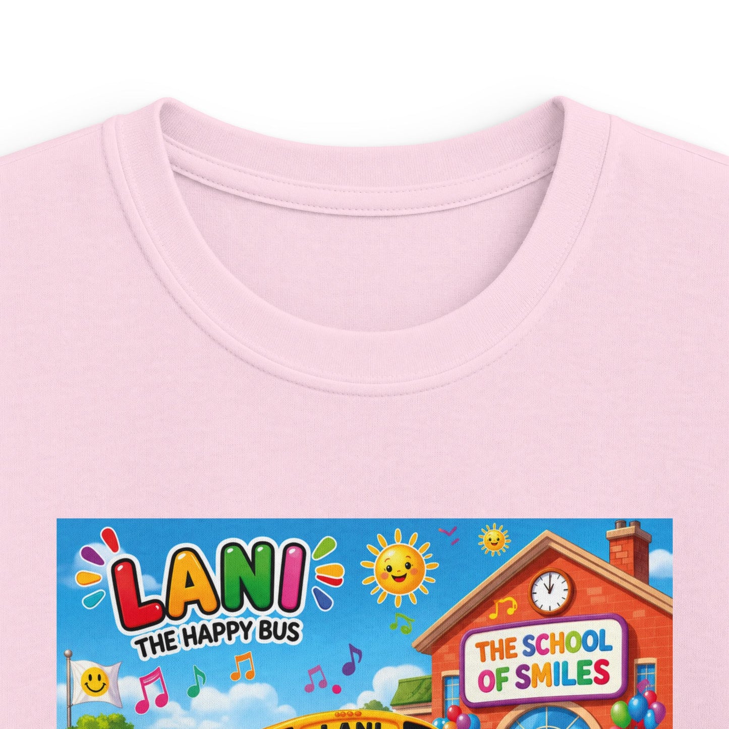 Lani™ Kids Softstyle Tee – "Let's Sing Happiness Together!" Graphic