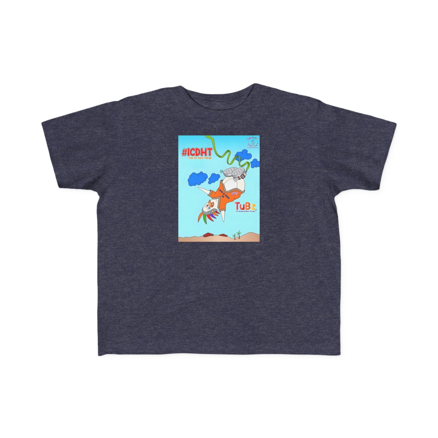 TuBz™ "I Can Do Hard Things" Toddler T-Shirt | Toddler's Fine Jersey Tee  - Positive Kids Graphic Tee