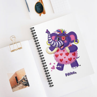 Piklez™ Spiral Notebook – Ruled Line | "Full of Love!" Graphic | Smile Universe Collection