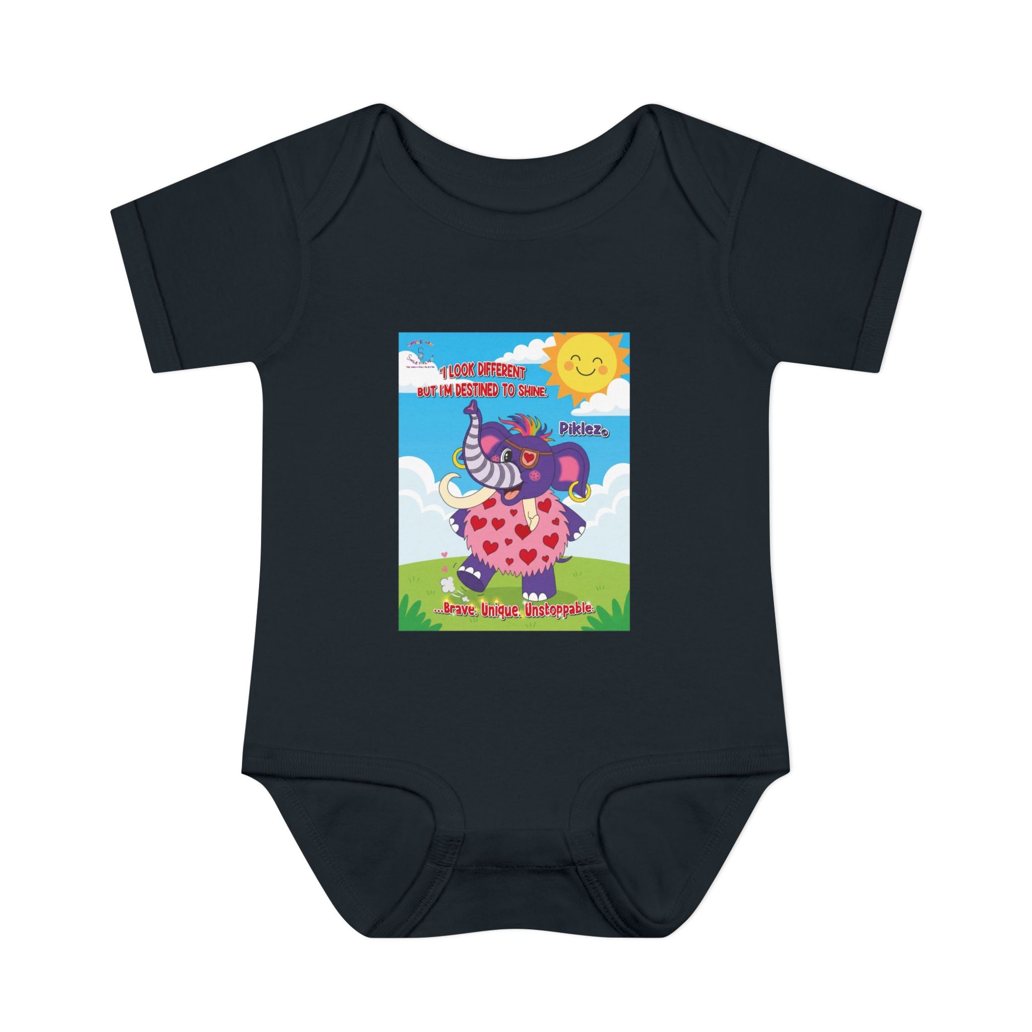 Piklez™ Infant Bodysuit – “Destined to Shine” Baby Outfit | Smile Universe Collection