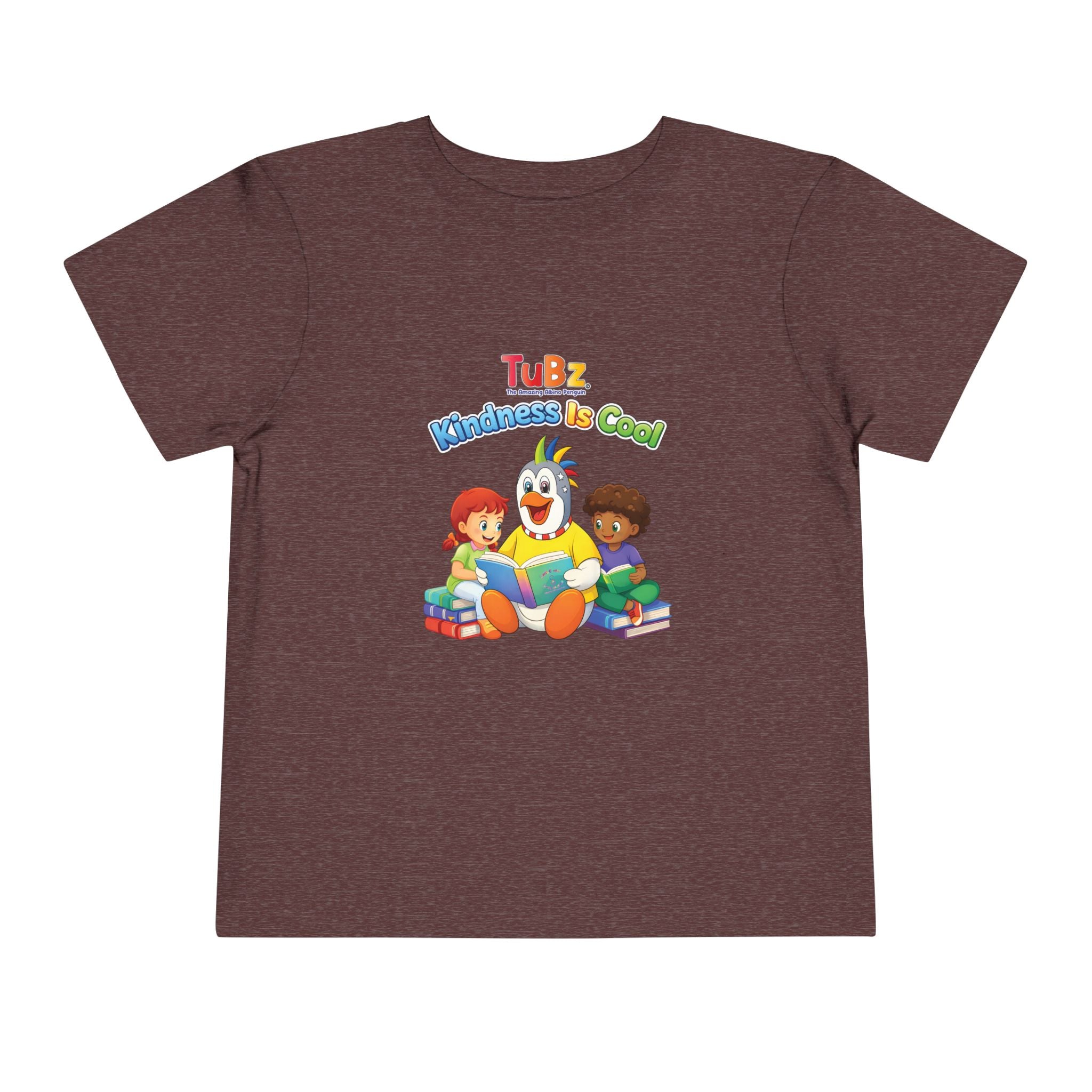 TuBz™ "Kindness Is Cool" Kids T-Shirt - Positive Message Graphic Tee | Smile Universe TuBz4Kidz