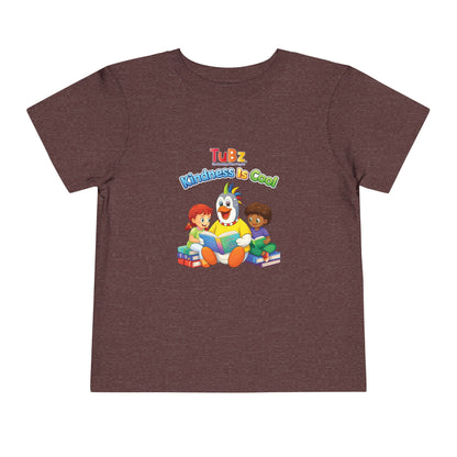 TuBz™ "Kindness Is Cool" Kids T-Shirt - Positive Message Graphic Tee | Smile Universe TuBz4Kidz