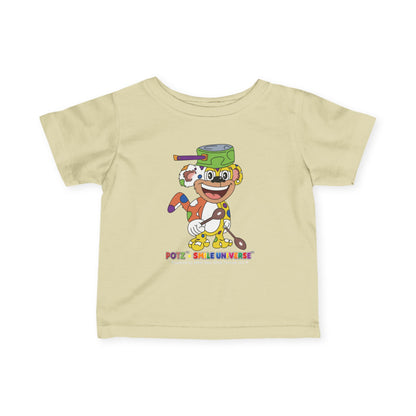 Potz™ Infant Fine Jersey Tee – Playful Graphic Tee | Smile Universe Collection