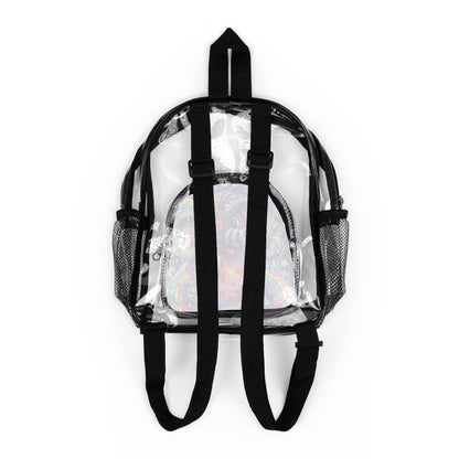 Piklez™ Clear Stadium Backpack – "Magic Paint!" Graphic | Smile Universe Collection
