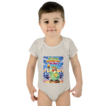 TuBz™ "Be Proud. Be Different. Be You." Infant Bodysuit - Inspirational Baby Onesie