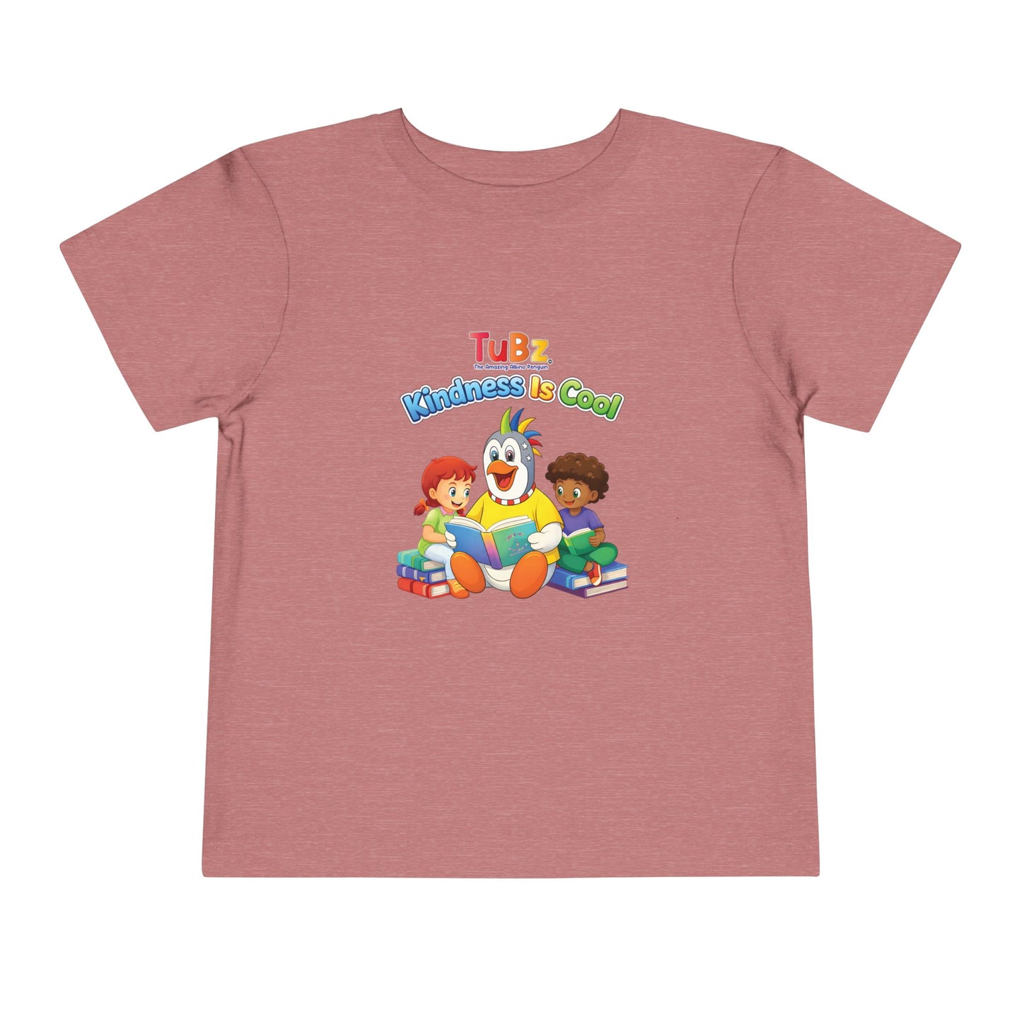 TuBz™ "Kindness Is Cool" Kids T-Shirt - Positive Message Graphic Tee | Smile Universe TuBz4Kidz