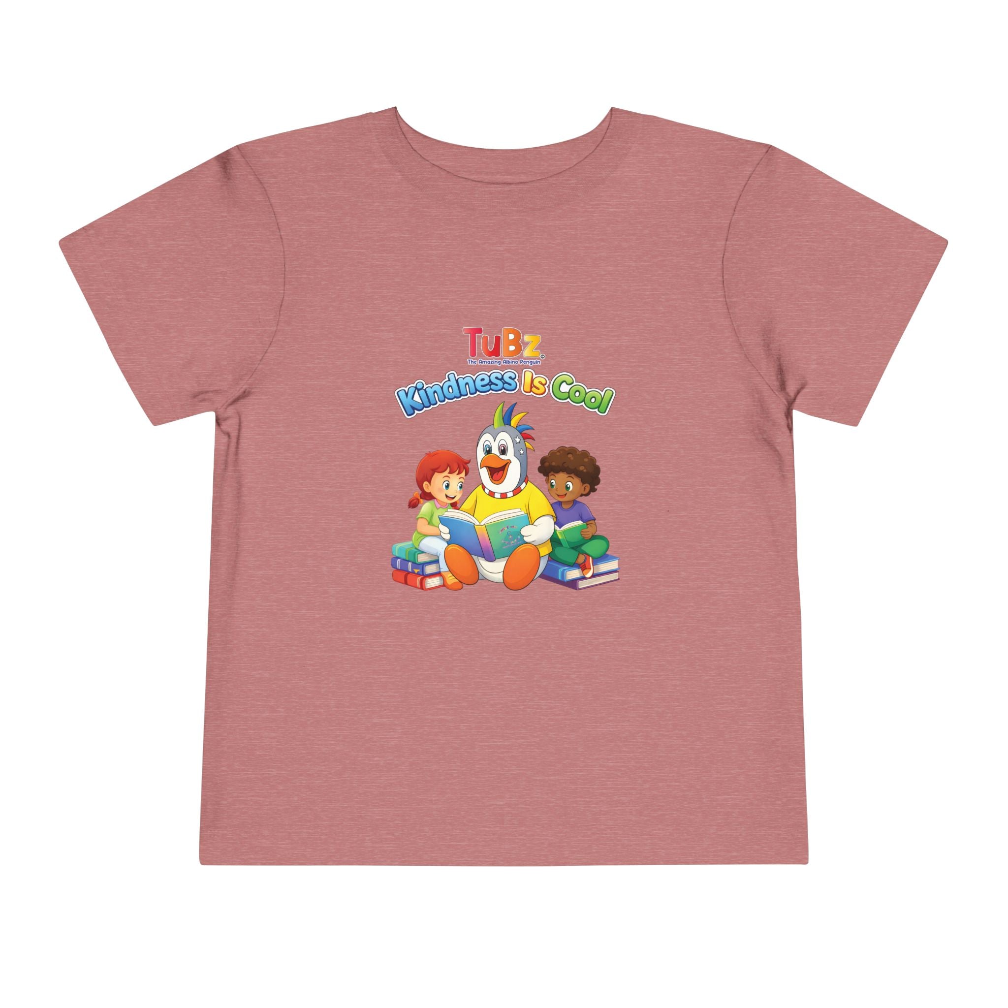 TuBz™ "Kindness Is Cool" Kids T-Shirt - Positive Message Graphic Tee | Smile Universe TuBz4Kidz