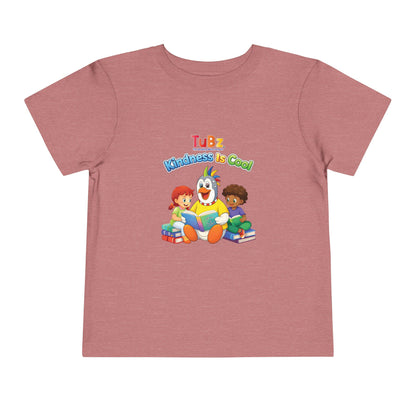 TuBz™ "Kindness Is Cool" Kids T-Shirt - Positive Message Graphic Tee | Smile Universe TuBz4Kidz