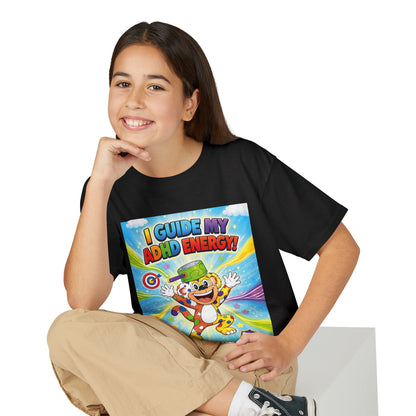 Potz™ Youth DryBlend® T-Shirt – "I Guide My ADHD Energy!" Graphic Tee | Smile Universe Collection