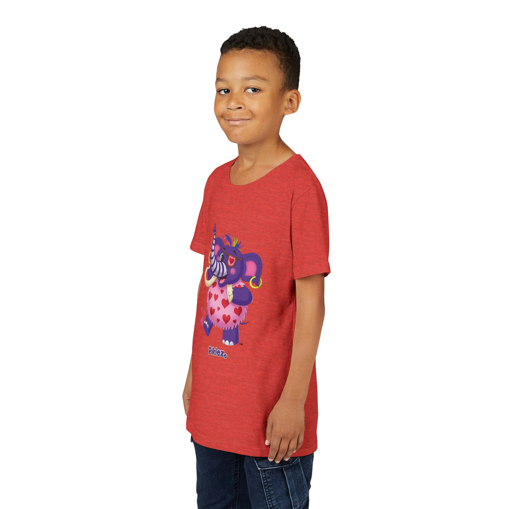 Piklez™ Youth Short Sleeve Tee – "Full of Love!" Graphic Shirt | Smile Universe Collection