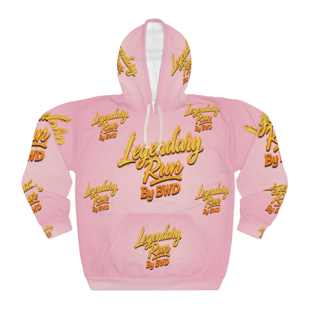 Legendary Run All-Over Print Hoodie — Pullover