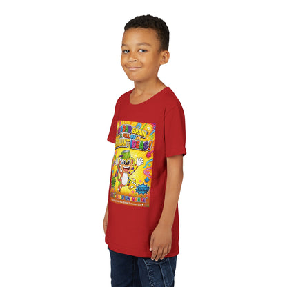 Potz™ Youth Short Sleeve Tee – "My ADHD Brain is Full of Brilliant Ideas!" Graphic Tee | Smile Universe Collection