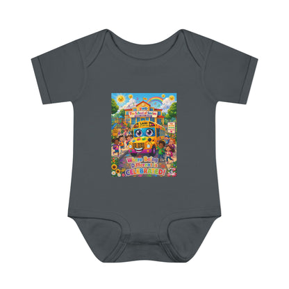 Lani™ Infant Baby Rib Bodysuit – "Where Being Different is CELEBRATED!" Graphic